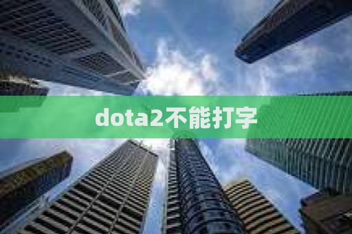 dota2不能打字